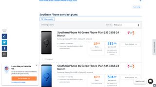 Southern Phone Mobile Plans Compared January 2019 | finder.com.au