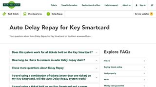 Auto Delay Repay - Southern Railway