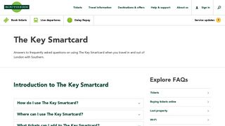 The key smartcard | Southern Railway