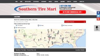 Auto & Tire Shop Locations | Southern Tire Mart