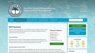 Bill Payment - Southern Water Management