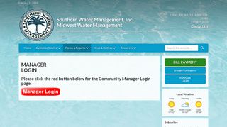 Manager Login - Southern Water Management