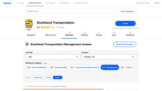 Working at Southland Transportation: Employee Reviews about ...