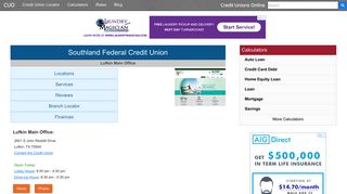 Southland Federal Credit Union - Lufkin, TX - Credit Unions Online