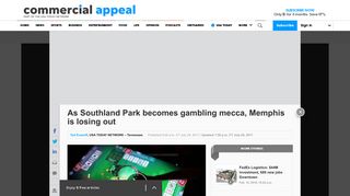As Southland Park becomes gambling mecca, Memphis is losing out