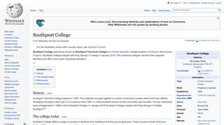 Southport College - Wikipedia
