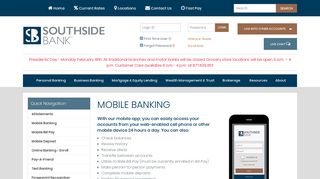 Southside Bank - Mobile Banking