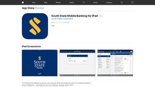 South State Mobile Banking for iPad on the App Store - iTunes - Apple