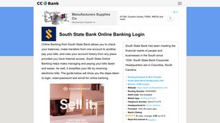 South State Bank Online Banking Login - CC Bank