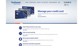 My Account | Southwest Airlines Credit Card - Chase Credit Cards