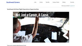 Southwest Airlines Flight Operations Opportunities