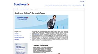Southwest Airlines Corporate Travel