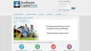 Checking Accounts - Southwest Capital Bank