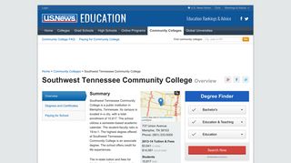 Southwest Tennessee Community College in Memphis, TN | US News ...