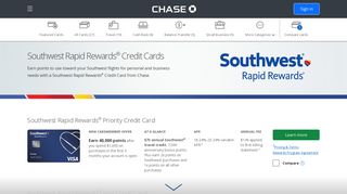Southwest Airlines | Credit Cards | Chase.com