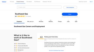 Southwest Gas Careers and Employment | Indeed.com