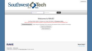 Rave Login - Southwest Wisconsin Technical College