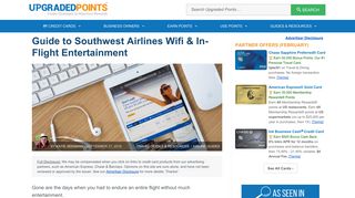 Guide to Southwest Airlines Wifi & In-Flight Entertainment [Detailed]
