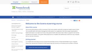 Sovera - Sunnybrook Education & Training - Sunnybrook Hospital