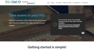 ProctorU Portal | SOWISO