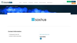 SOXHUB - Company Details - Enterprise Guide