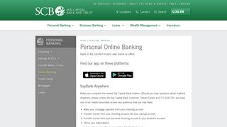 Personal Online Banking - Soy Capital Bank and Trust