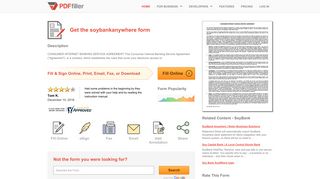 Soybankanywhere - Fill Online, Printable, Fillable, Blank | PDFfiller