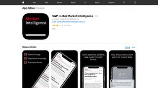 S&P Global Market Intelligence on the App Store - iTunes - Apple