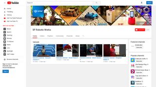 SP Robotic Works - YouTube