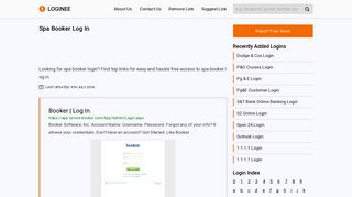 Spa Booker Log In - Your Ultimate Gateway to Login into any Website!