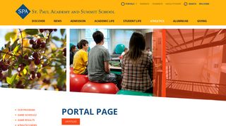 St. Paul Academy and Summit School: Portal Page