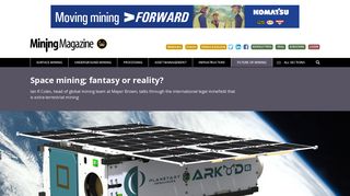 Space mining; fantasy or reality? - Mining Magazine
