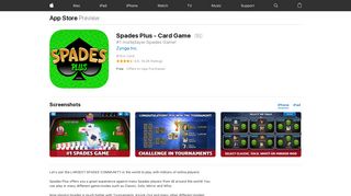 Spades Plus - Card Game on the App Store - iTunes - Apple