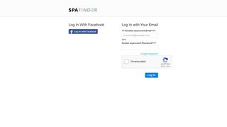 Log In or Sign Up at Spafinder Wellness 365™