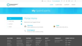 Portal Home | SpamExperts B.V.