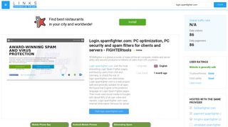 Visit Login.spamfighter.com - PC optimization, PC security and spam ...