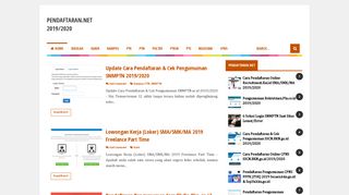 Pendaftaran.Net 2019/2020