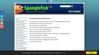 Spanglefish Manual | FAQ