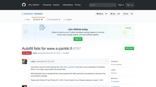 Autofill fails for www.s-pankki.fi · Issue #787 · bitwarden/browser · GitHub
