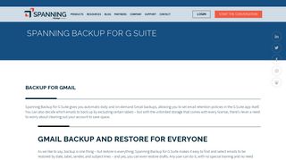 Gmail Backup Tool: Google Email Backup & Recovery, Spanning