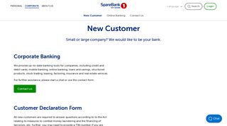 New Customer - SpareBank 1 SR-Bank