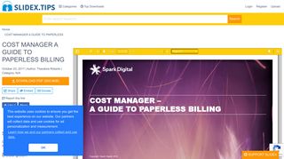 cost manager – a guide to paperless billing - slidex.tips