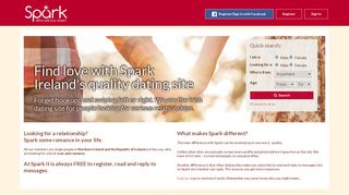 Spark! - Ireland's Quality Dating Site. 1000's of Irish personals to ...
