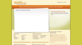 Spark.com | Making online dating easy and fun for singles like you!