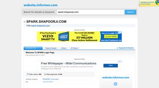 spark.shapoorji.com at WI. Welcome To SPARK Login Page