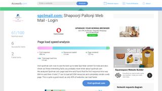 Access spclmail.com. Shapoorji Pallonji Web Mail - Login
