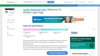 Access spark.shapoorji.com. Welcome To SPARK Login Page