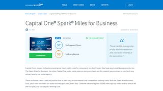 Spark® Miles Business Credit Card Review by RewardExpert