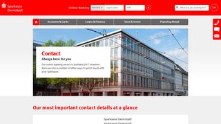 Contact - Always here for you - Sparkasse Darmstadt
