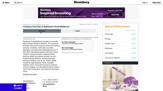 Sparkasse Fürstenfeldbruck: Private Company Information - Bloomberg